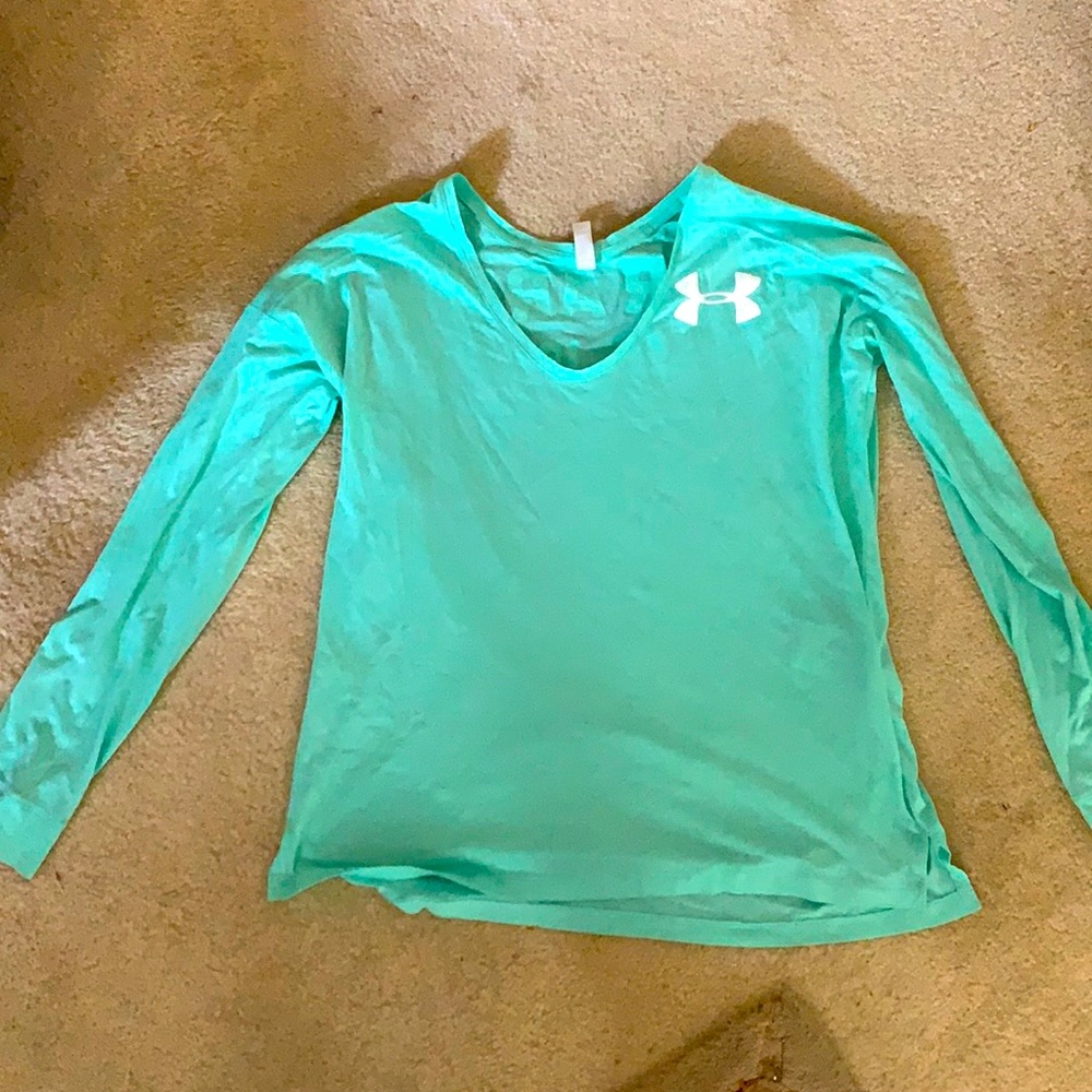 Logo mint Under Armor long sleeve shirt